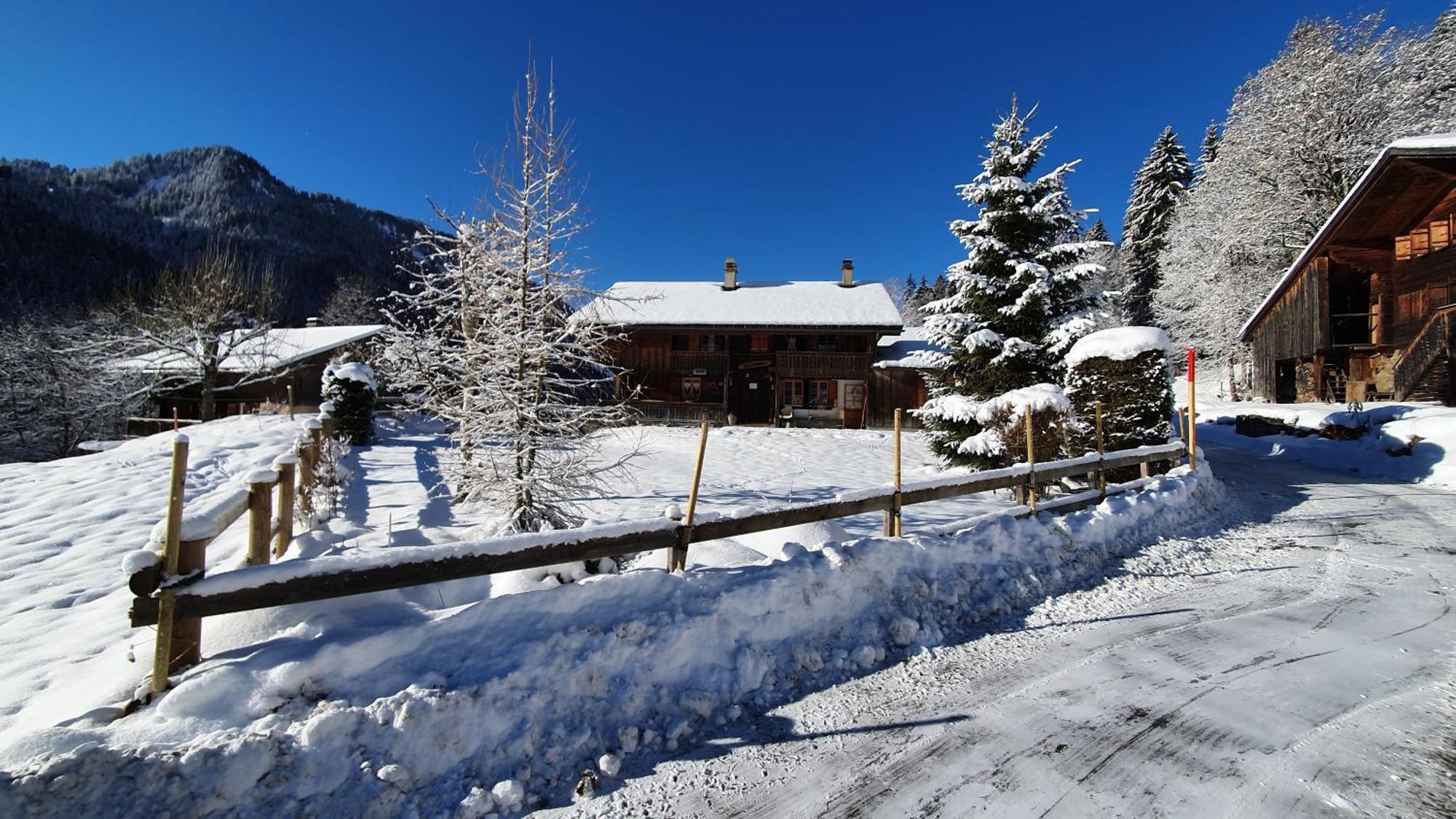 B&B Chalet La Croisee Vers L'Eglise Buitenkant foto