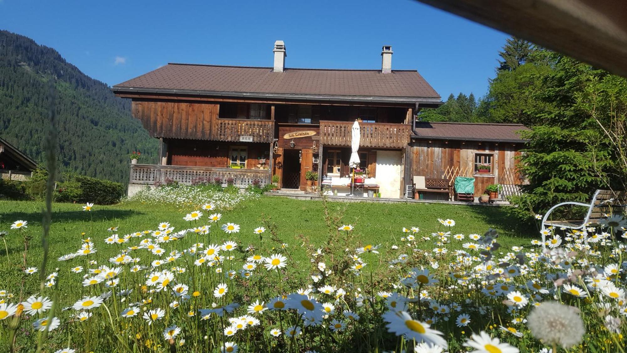 B&B Chalet La Croisee Vers L'Eglise Buitenkant foto
